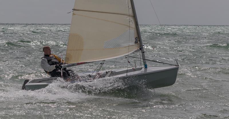 Downwind fun during the Solo Southern Area Championship at Felpham photo copyright Bill Brooks taken at Felpham Sailing Club and featuring the Solo class