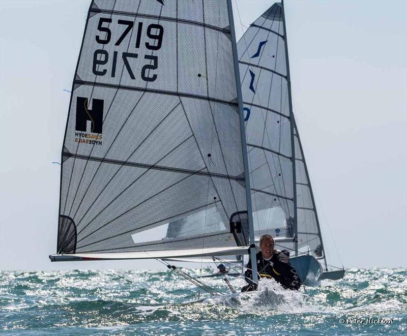 Solo Nigel Pusinelli Trophy at Hayling Island photo copyright Peter Hickson taken at Hayling Island Sailing Club and featuring the Solo class