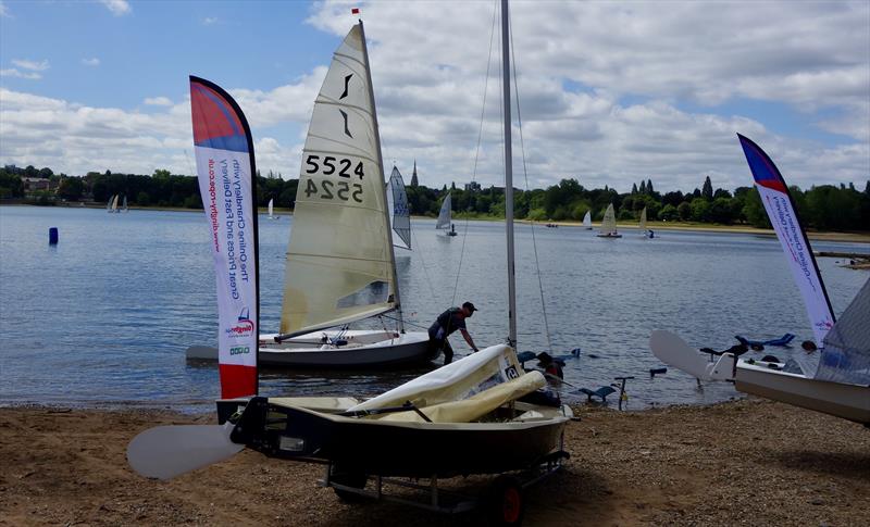 A sunny day for the Midland SC Open photo copyright Nigel Davies taken at Midland Sailing Club and featuring the Solo class