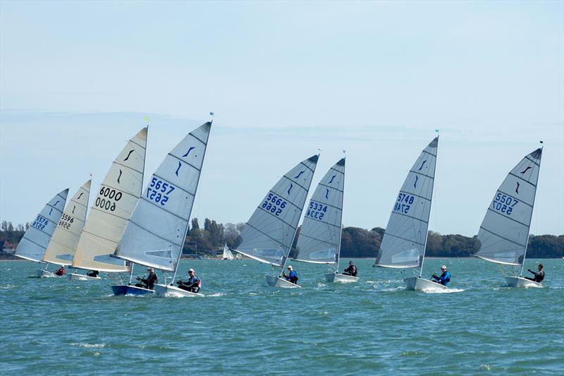 Close racing during the Mengeham Rythe Solo Open - photo © Graeme MacDonald