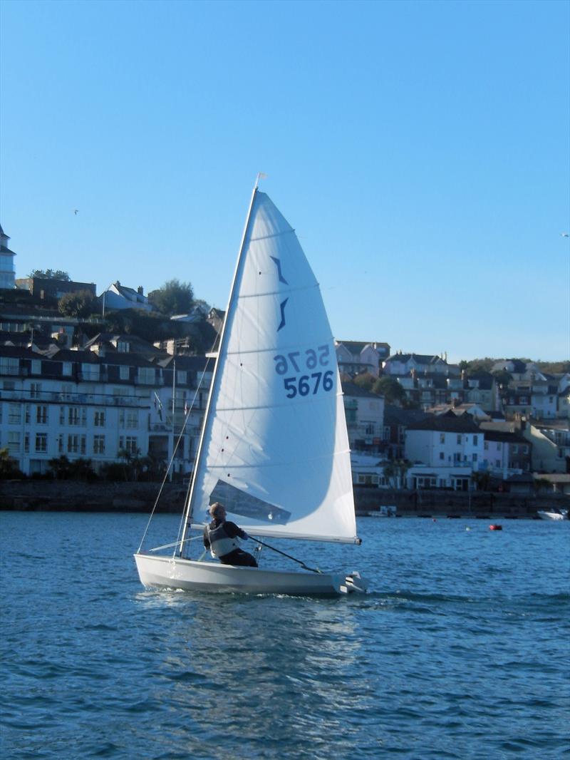 Salcombe Yacht Club Autumn Series Race 7 photo copyright Malcolm Mackley taken at Salcombe Yacht Club and featuring the Solo class