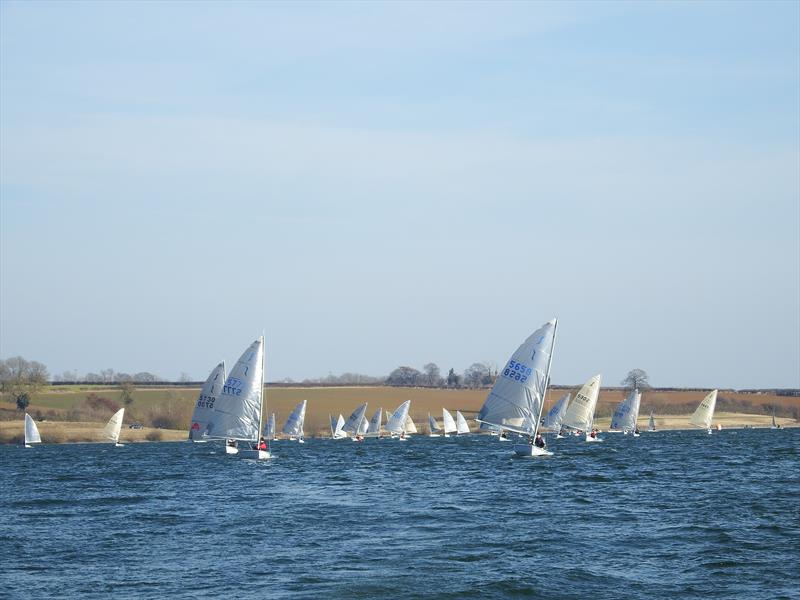 Beautiful but cold weather on Pitsford reservoir for the Noble Marine Solo Winter Championship photo copyright Will Loy taken at Northampton Sailing Club and featuring the Solo class