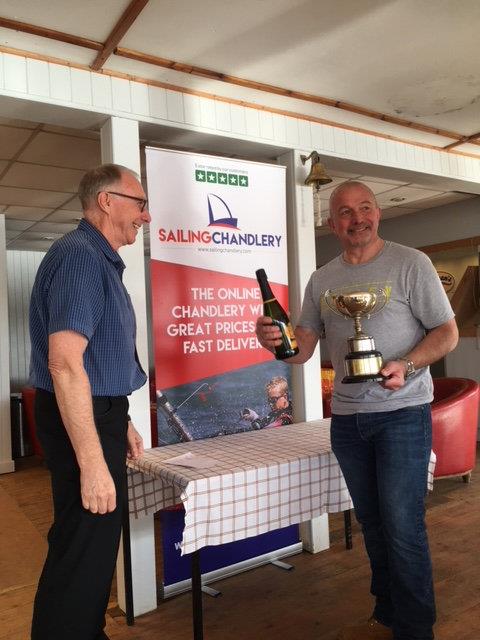 Ian Walters wins the Banbury Solo Open, the opening event in the Sailing Chandlery Midland Series photo copyright Nigel Davies taken at Banbury Sailing Club and featuring the Solo class