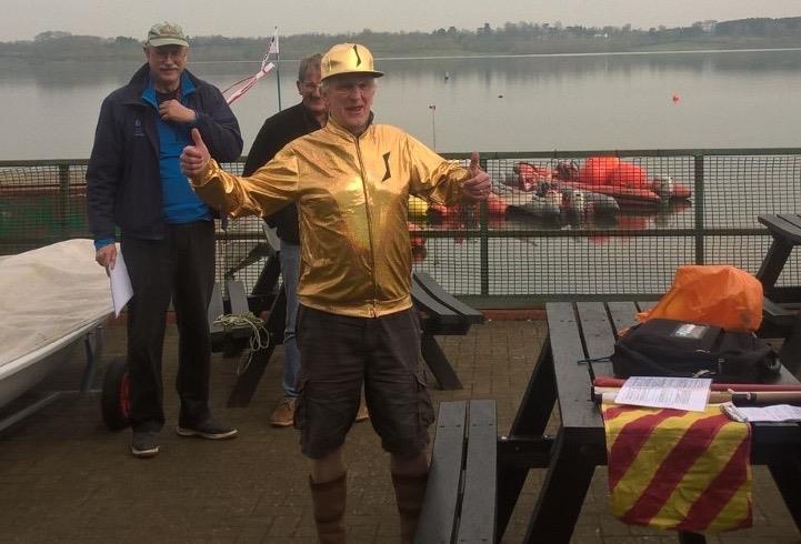 Patrick Burns wins Wally of the Day during the Solo Spring Championship photo copyright Will Loy taken at Draycote Water Sailing Club and featuring the Solo class