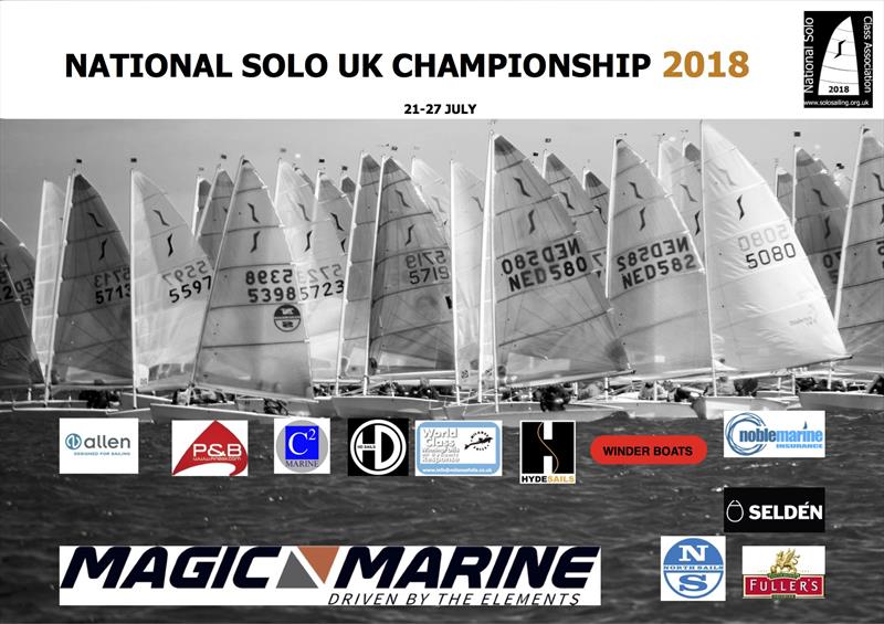 National Solo UK Championship 2018 poster photo copyright Will Loy taken at Royal Torbay Yacht Club and featuring the Solo class