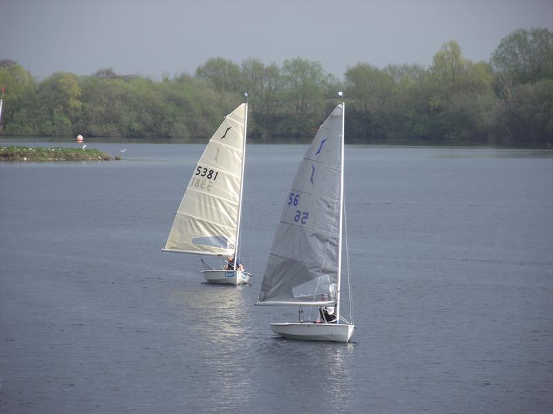 Solo Thames Valley Series at Burghfield photo copyright Paul Bristow taken at Burghfield Sailing Club and featuring the Solo class