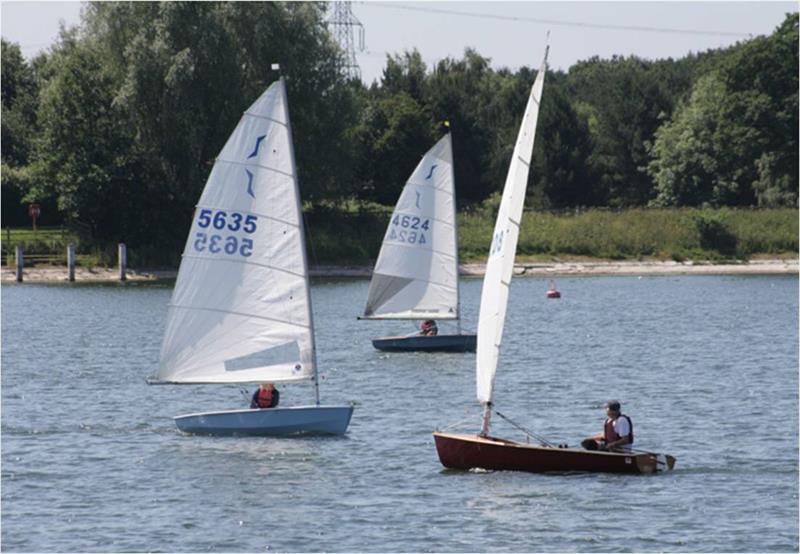 Solos at Shustoke photo copyright Peter Atkins taken at Shustoke Sailing Club and featuring the Solo class