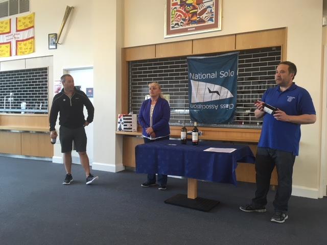 Richard Lovering wins the National Solo Nigel Pusinelli Trophy at the WPNSA photo copyright Nigel Davies taken at Weymouth & Portland Sailing Academy and featuring the Solo class