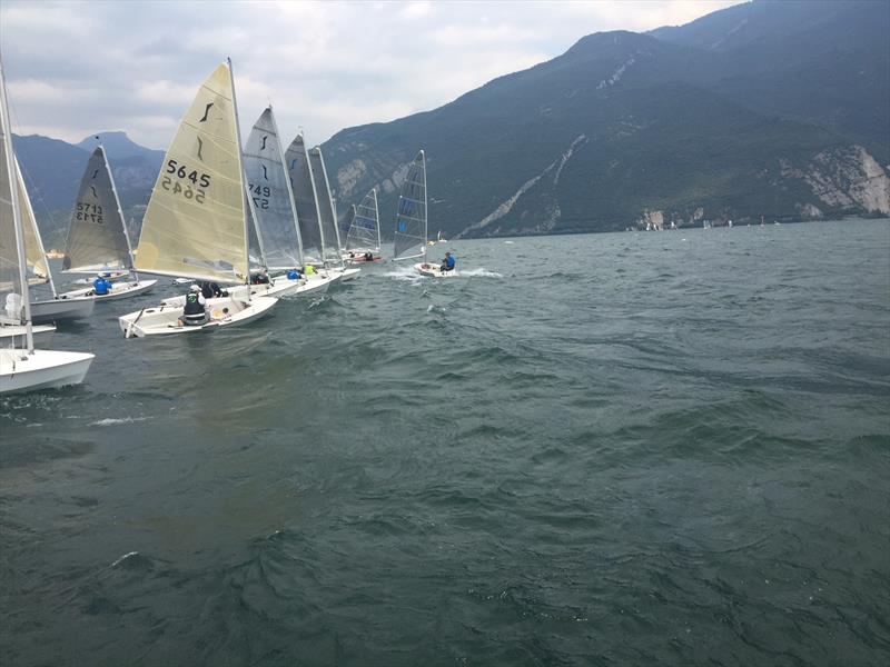 Startline on day 2 of the Magic Marine Solo Nation's Cup at Lake Garda - photo © Will Loy