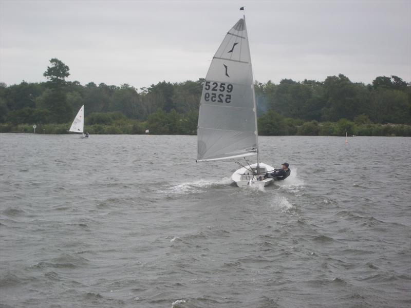 Fresh winds to start Wroxham Week photo copyright Bill Webber & Ivan Ringwood taken at Norfolk Broads Yacht Club and featuring the Solo class