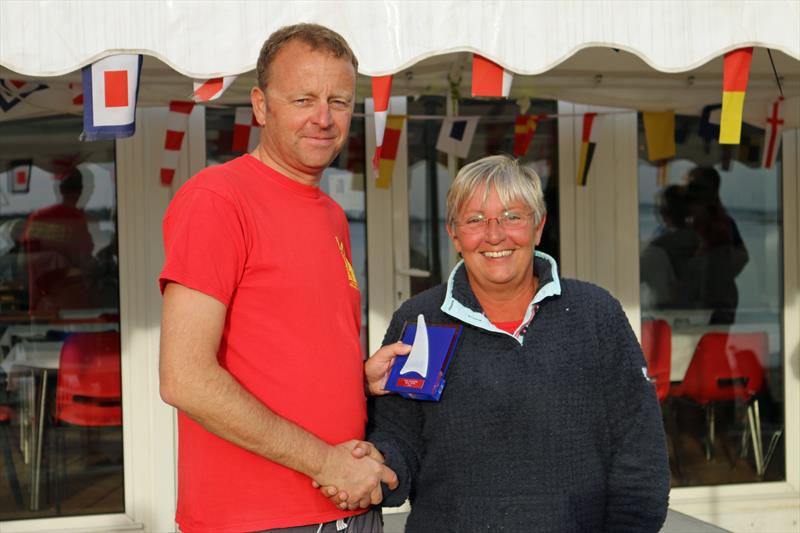 Steve Ede finishes 2nd in the Solo Eastern Area Championship photo copyright James Stacy taken at Brightlingsea Sailing Club and featuring the Solo class