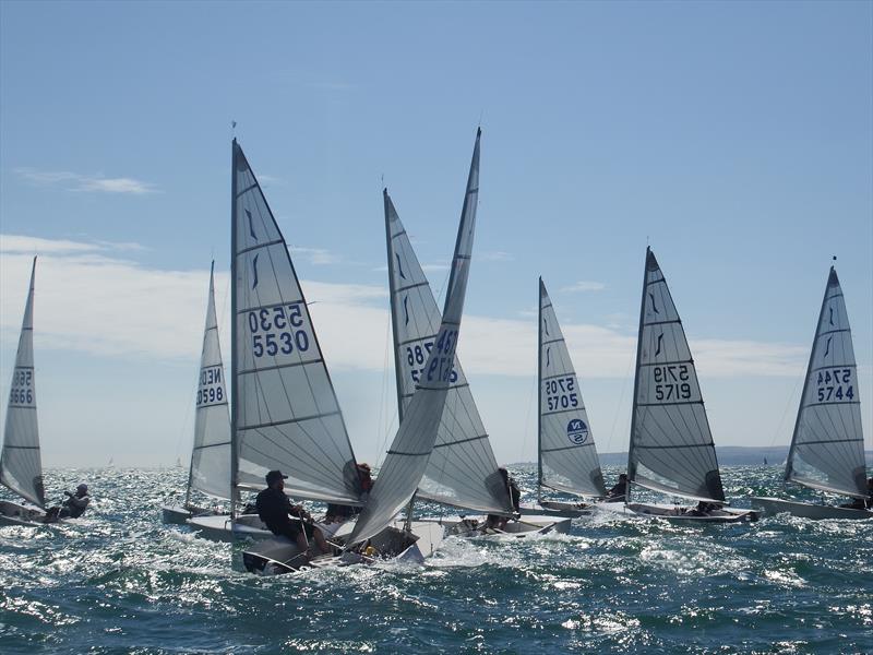There is always close racing in the Solo fleet photo copyright Will Loy taken at  and featuring the Solo class
