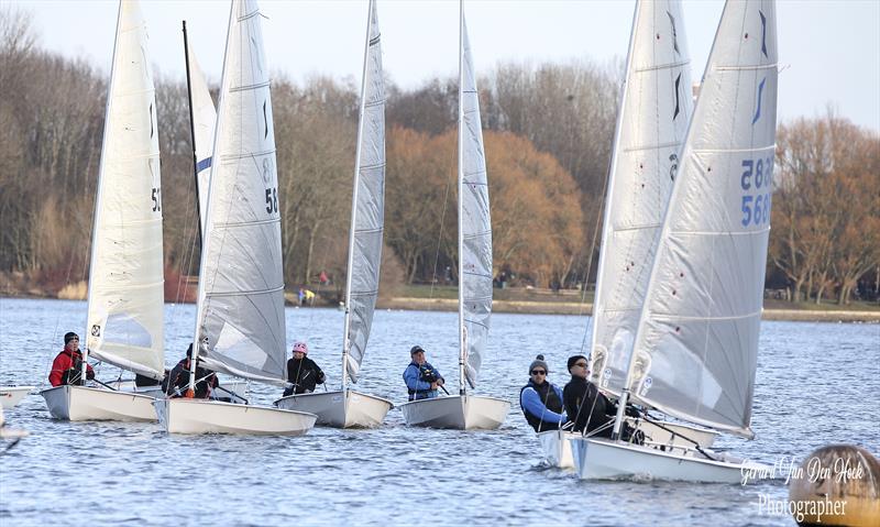 Leigh and Lowton Marlow Ropes New Year's Day Pursuit photo copyright Gerard Van Den Hoek taken at Leigh & Lowton Sailing Club and featuring the Solo class