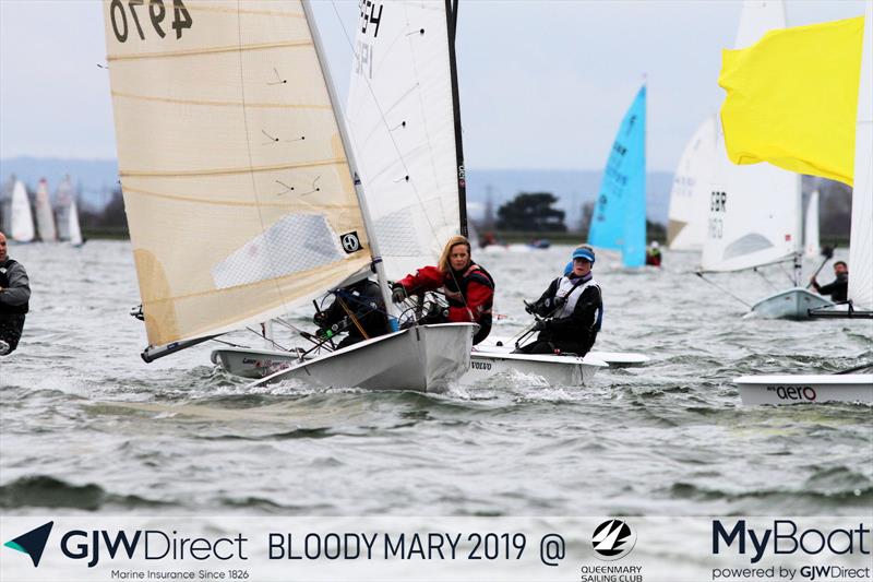 GJW Direct Bloody Mary 2019 photo copyright Mark Jardine taken at Queen Mary Sailing Club and featuring the Solo class