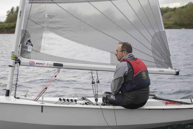 Tim Hand, Commodore's Cup winner at the Notts County Spring Regatta photo copyright David Eberlin taken at Notts County Sailing Club and featuring the Solo class