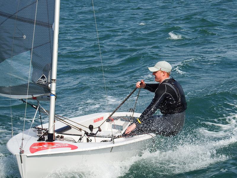 Oli Davenport on day 1 of the Nigel Pusinelli Trophy at the WPNSA - photo © Will Loy