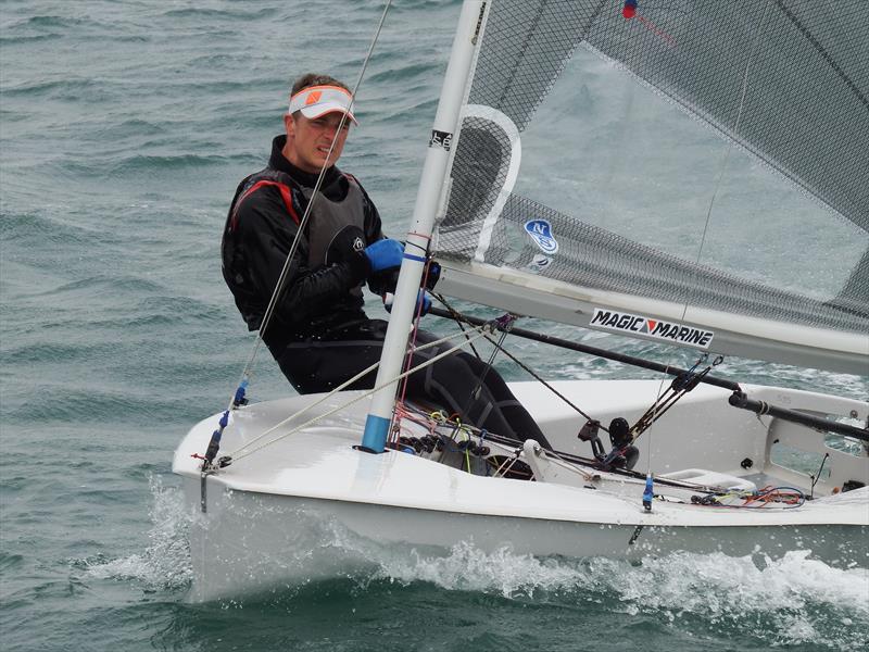 James Boyce on day 2 of the Nigel Pusinelli Trophy at the WPNSA photo copyright Will Loy taken at Weymouth & Portland Sailing Academy and featuring the Solo class