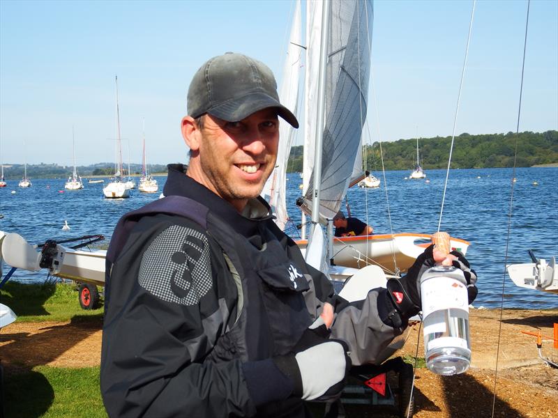 Salcombe Gin Classic winner Alan Greenaway in the Harken Solo Inlands at Rutland photo copyright Will Loy taken at Rutland Sailing Club and featuring the Solo class