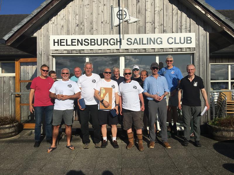 Scottish Solo travellers at Helensburgh photo copyright David Parkin taken at Helensburgh Sailing Club and featuring the Solo class