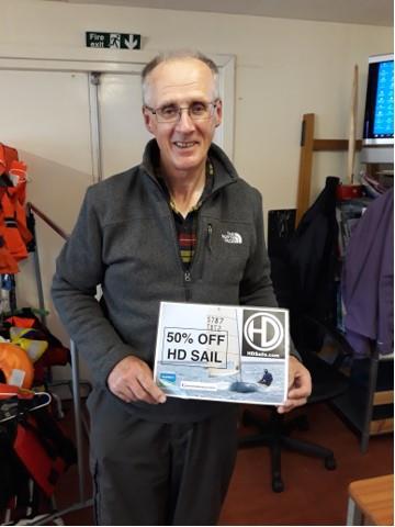 David Parkin wins the draw during the HD Sails Solo Traveller at Loch Ard  photo copyright Ross Watson taken at Loch Ard Sailing Club and featuring the Solo class