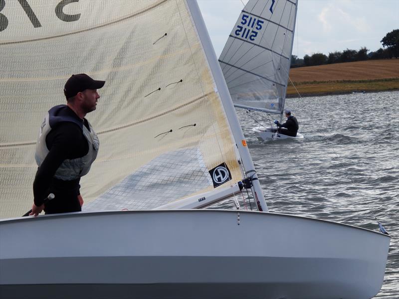 Andy Davis needs the bullet to secure the series at the Solo End of Season Championship photo copyright Will Loy taken at Grafham Water Sailing Club and featuring the Solo class
