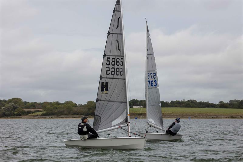 Class Demo Boat in action during the North Sails Solo End of Seasons at Grafham Water photo copyright Tim Olin / www.olinphoto.co.uk taken at Grafham Water Sailing Club and featuring the Solo class