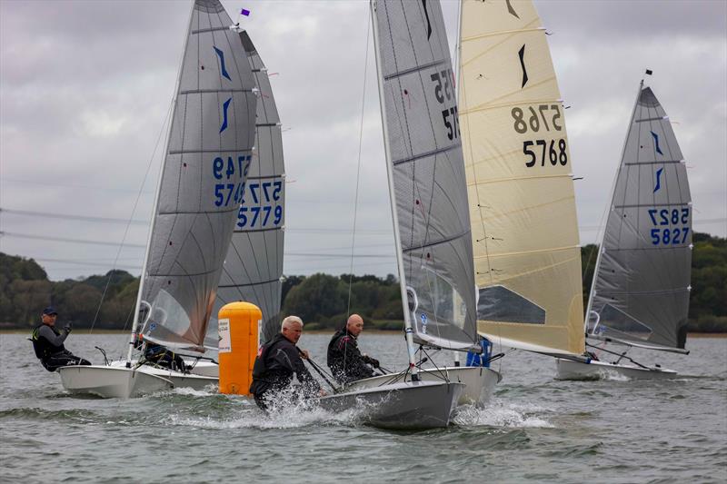 Honorary Secretary Graham Cranford-Smith during the North Sails Solo End of Seasons at Grafham Water photo copyright Tim Olin / www.olinphoto.co.uk taken at Grafham Water Sailing Club and featuring the Solo class