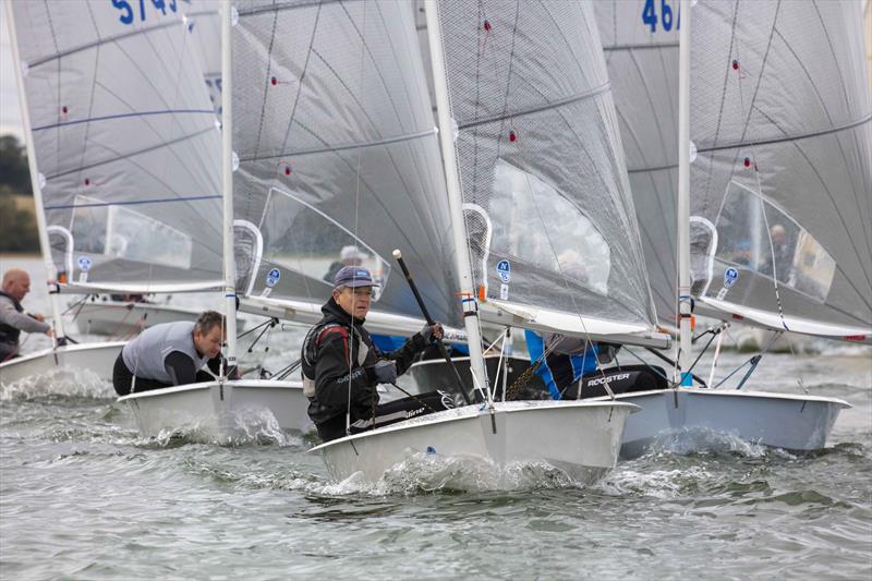 John Steels leads Mark Lee and Steve Dennison during the North Sails Solo End of Seasons at Grafham Water - photo © Tim Olin / www.olinphoto.co.uk