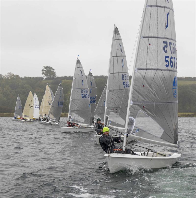 Tom Gillard at the start he went on to win the Notts County Solo Open with four firsts photo copyright David Eberlin taken at Notts County Sailing Club and featuring the Solo class