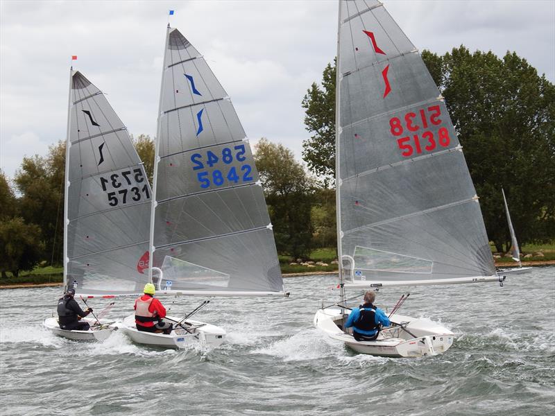 Always close racing in the Solo class photo copyright Will Loy taken at King George Sailing Club and featuring the Solo class