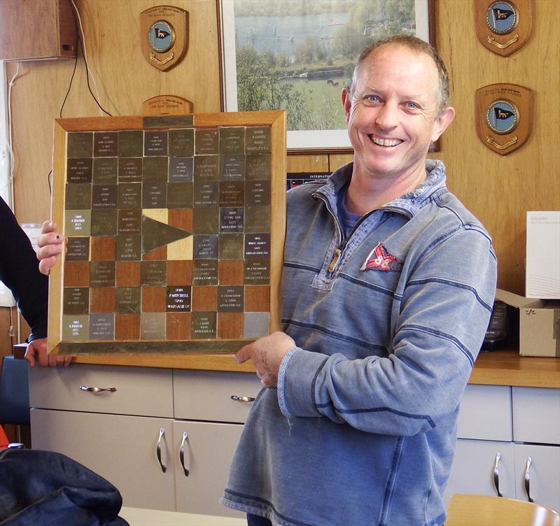 Roger Bennett joins an elite list on the Chessboard Trophy at the Broadwater Solo Open photo copyright Will Loy taken at Broadwater Sailing Club and featuring the Solo class