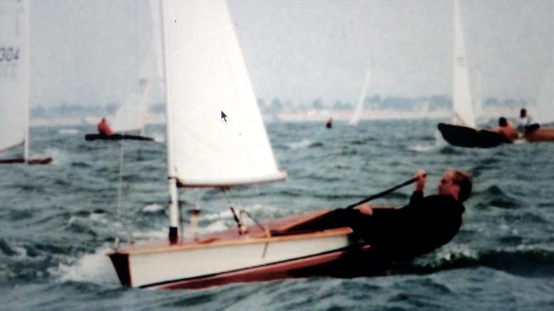 Geoff Carveth racing Bungler in 1983 photo copyright NSCA taken at  and featuring the Solo class