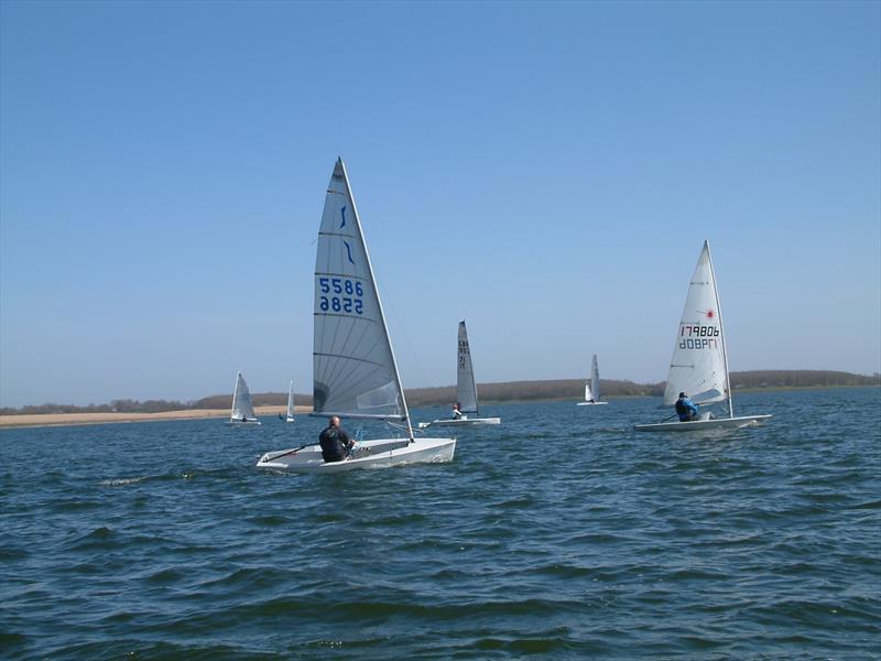 Ian Walters 5586 won 2 of the Solo Fleet races in Week 2 of the Grafham Water SC Restart Series photo copyright Simon Wigmore taken at Grafham Water Sailing Club and featuring the Solo class