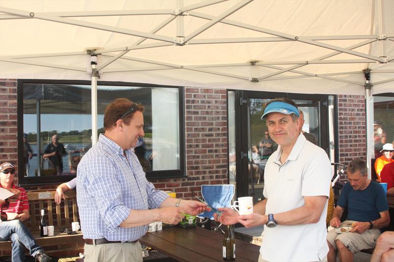 Nigel Thomas wins the Dell Quay Solo Open photo copyright Mike Dicker taken at Dell Quay Sailing Club and featuring the Solo class