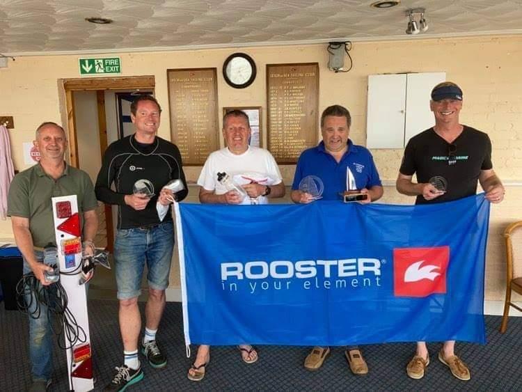 Prize winners in the Solo Class Vintage Championship at Leigh-on-Sea SC photo copyright LoSSC taken at Leigh-on-Sea Sailing Club and featuring the Solo class