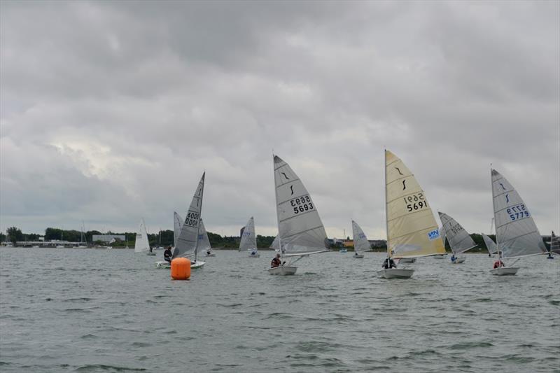 Solo Class President's Trophy at Portchester photo copyright Richard Sweetman taken at Portchester Sailing Club and featuring the Solo class