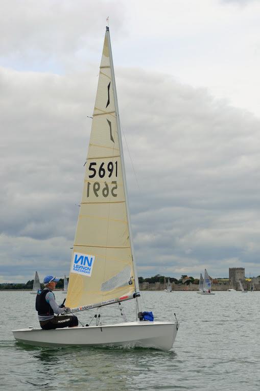 Solo Class President's Trophy at Portchester photo copyright Richard Sweetman taken at Portchester Sailing Club and featuring the Solo class