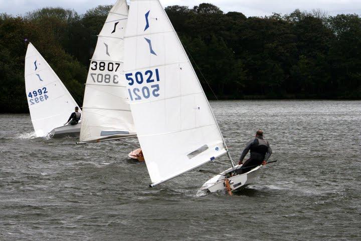 Solos at Pilkington photo copyright Richard Hampson taken at Pilkington Sailing Club and featuring the Solo class