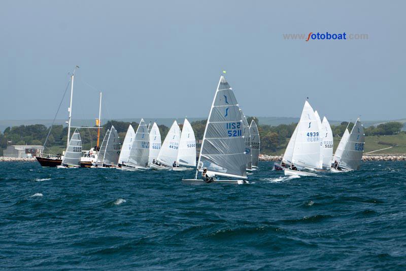 Solo Sea Championship for the Nigel Pusinelli Trophy photo copyright Steve Bell / www.fotoboat.com taken at Weymouth & Portland Sailing Academy and featuring the Solo class