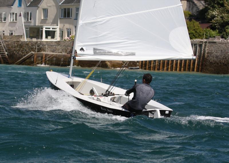 Big winds at Henri Lloyd Salcombe Regatta photo copyright John Murrell taken at Salcombe Yacht Club and featuring the Solo class