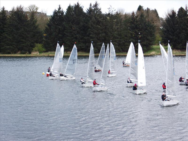 First event of the year for Scottish Solo Travellers photo copyright Graeme Knox taken at Forfar Sailing Club and featuring the Solo class