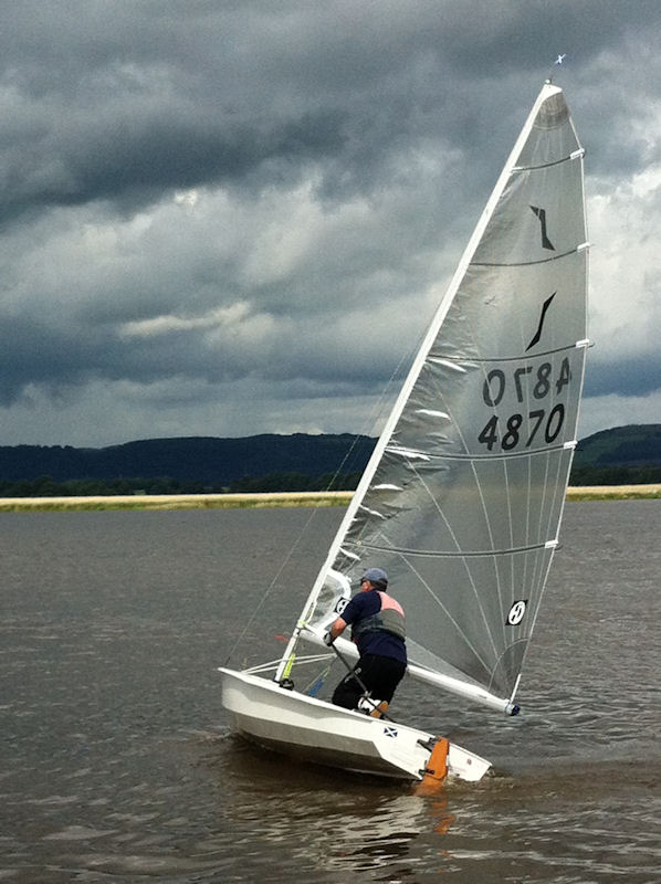 Scottish Solo travellers at Newburgh photo copyright Patrick Burns taken at Newburgh Sailing Club and featuring the Solo class