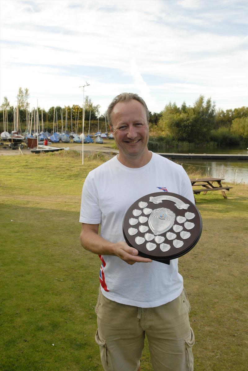 Roger Puttock wins the Guildford Marine Solo open at Papercourt  photo copyright Chris Alderman taken at Papercourt Sailing Club and featuring the Solo class