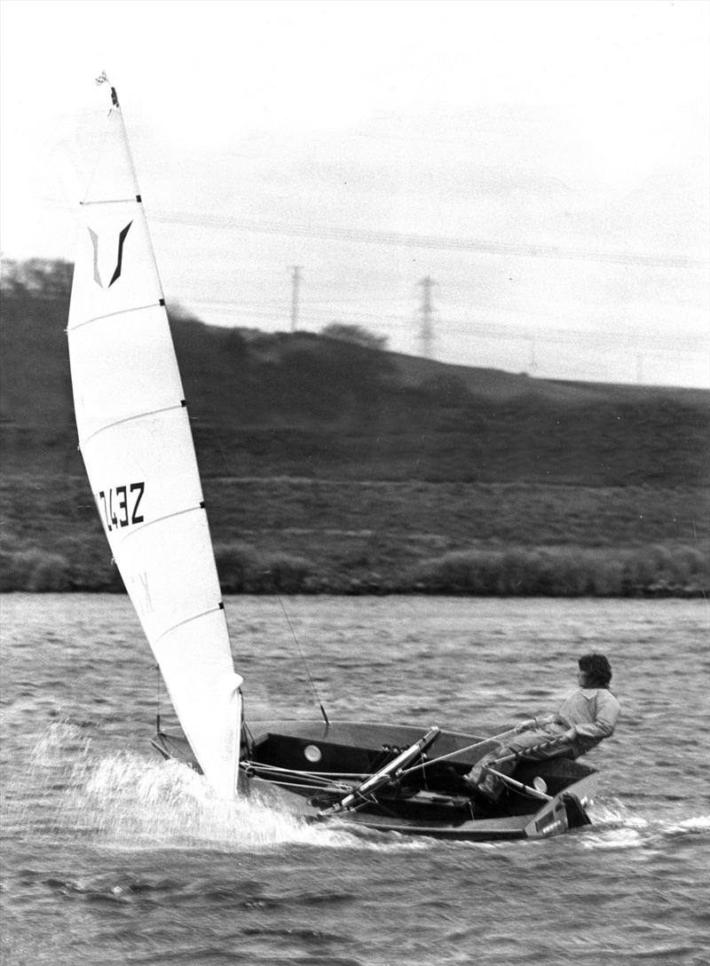 Chris Gillard racing the Solo in the 1970s photo copyright Chris Gillard taken at  and featuring the Solo class