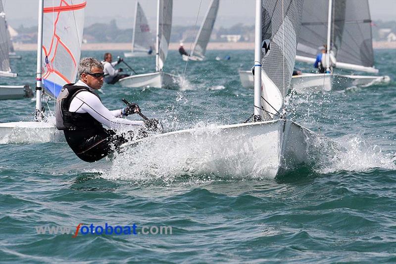 Day 1 of the Solo National Championships at Hayling photo copyright John Murrell / www.fotoboat.com taken at Hayling Island Sailing Club and featuring the Solo class