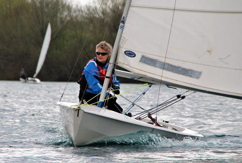 Solo open meeting at Maidenhead photo copyright Jennifer Heward-Craig taken at Maidenhead Sailing Club and featuring the Solo class