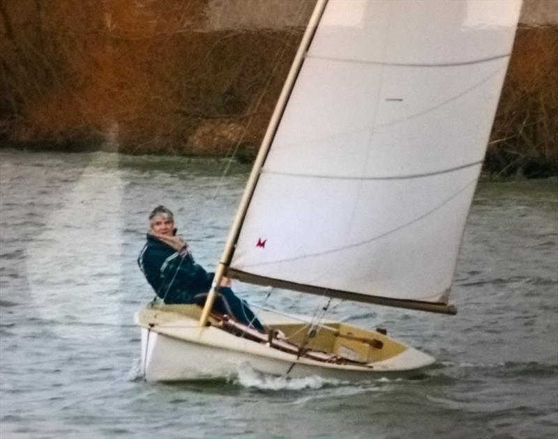 Will Loy's father sailing a Seamark Nunn GRP Solo photo copyright NSCA taken at  and featuring the Solo class