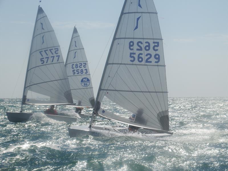 Day 1 at the Magic Marine National Solo Championship at Hayling Island photo copyright Will Loy taken at Hayling Island Sailing Club and featuring the Solo class