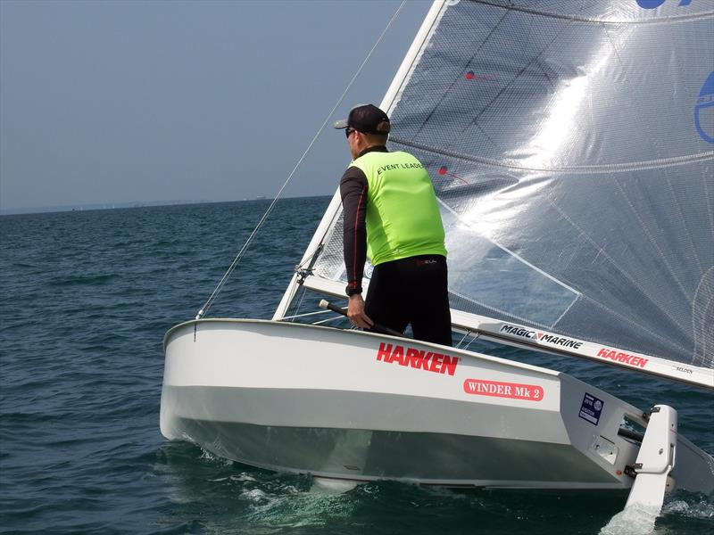 National Champion Charlie Cumbley at the Magic Marine National Solo Championship photo copyright Will Loy taken at Hayling Island Sailing Club and featuring the Solo class