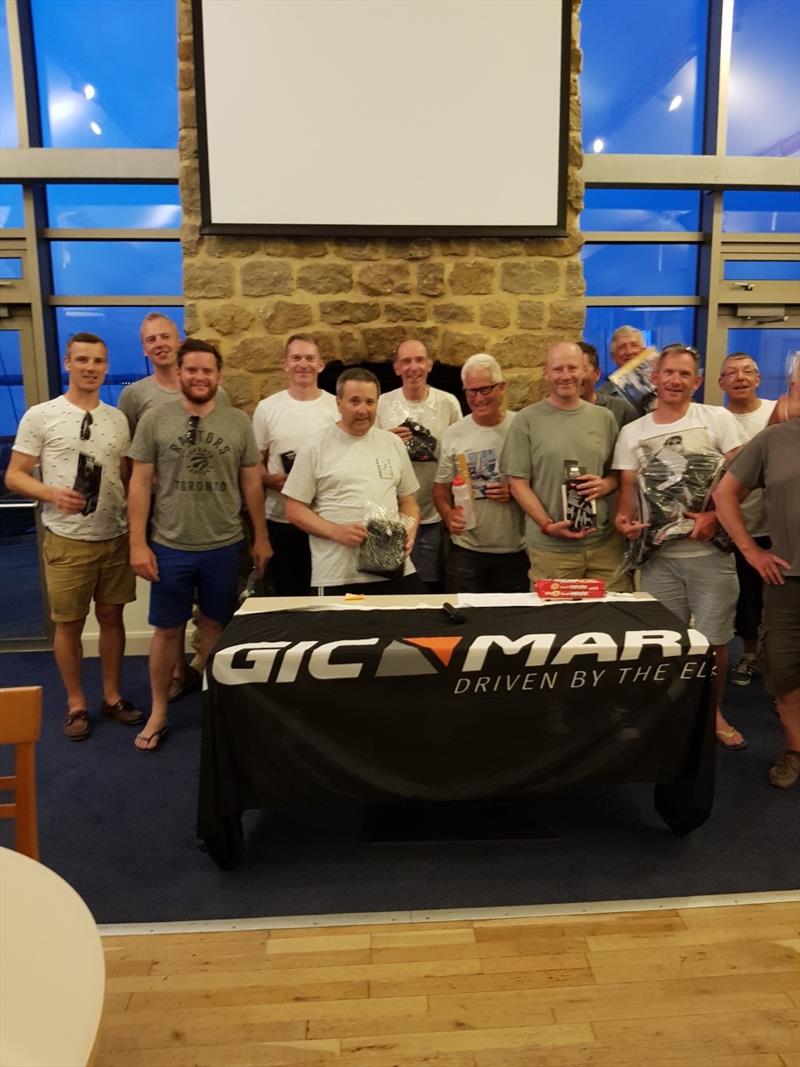 Just some of the Early Bird Winners at the Magic Marine National Solo Championship photo copyright Will Loy taken at Hayling Island Sailing Club and featuring the Solo class